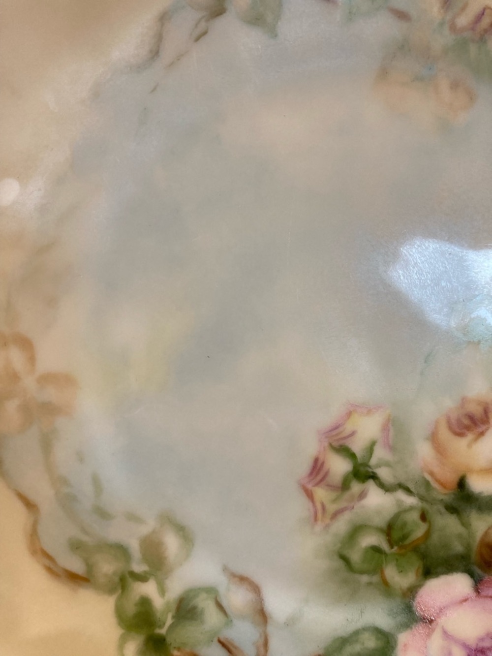 FL Bavaria Floral Ceramic Decorative Plate Pink Roses Vintage Cottagecore - Picture 4 of 11